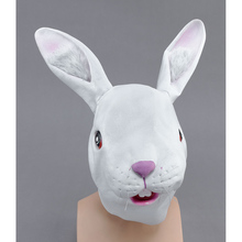 maschera coniglio bianco