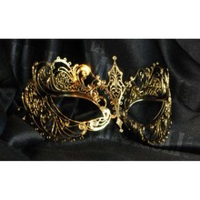 maschera metallo berenice oro