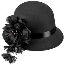 cappello nero anni 20
