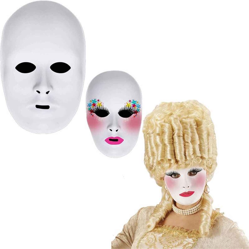 Maschera Bianca - Maschera di Carnevale da dipingere