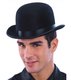 cappello bombetta nero velluto e feltro 59cm