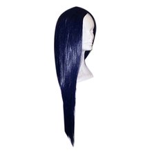 parrucca lunga azzurra