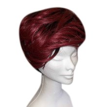 parrucca dina wig col.dytt1b/dark red