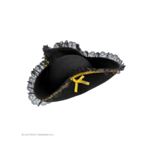 cappello pirata tricorno