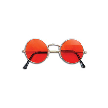 occhiali tondi arancione