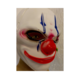 maschera clown bianca led 