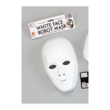 maschera bianca plastica