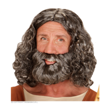 parrucca e barba biblica