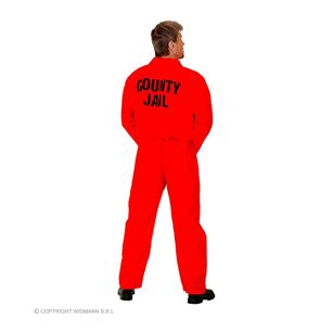 costume carcerato arancione detenuto 