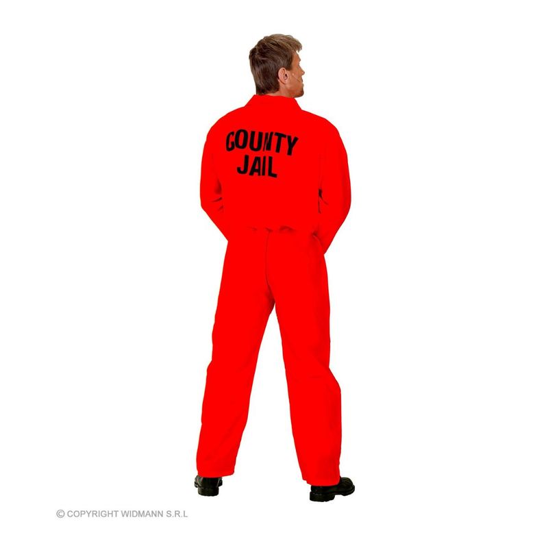 costume carcerato arancione detenuto 