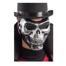 maschera scheletro grigio