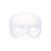 maschera domino bianca phantom