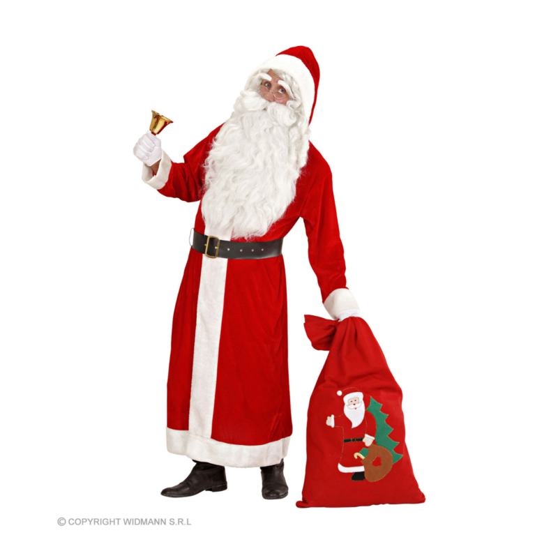 costume babbo natale lungo