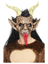 maschera krampus demon natale