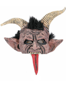 maschera krampus demon natale