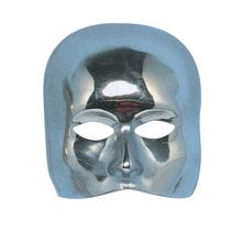 maschera 1/2 viso argento