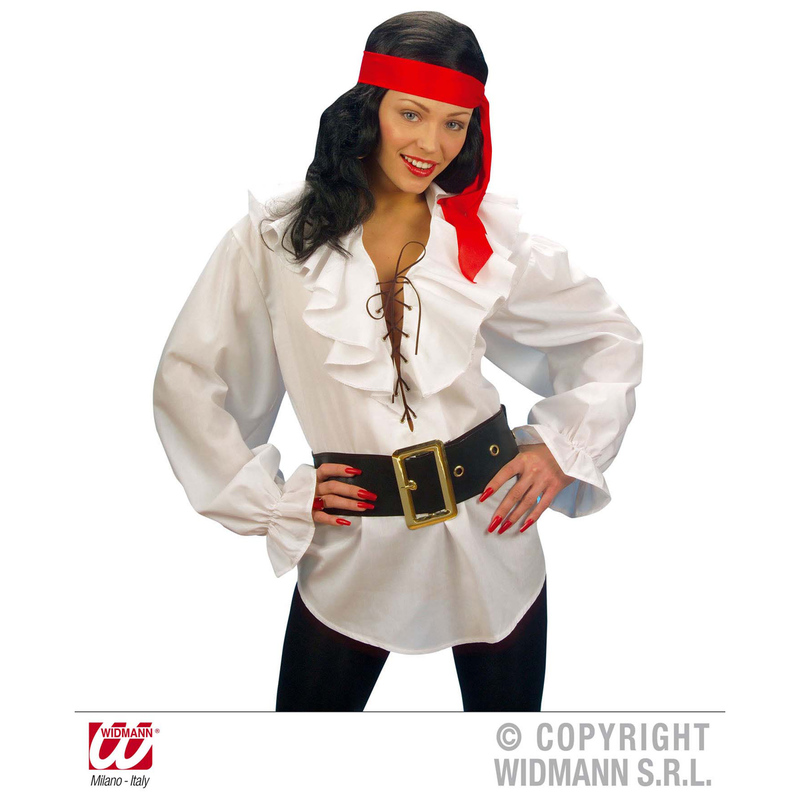 camicia pirata bianco donna