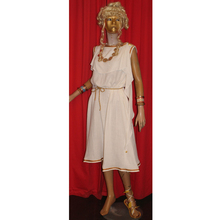costume romana tunica bianca
