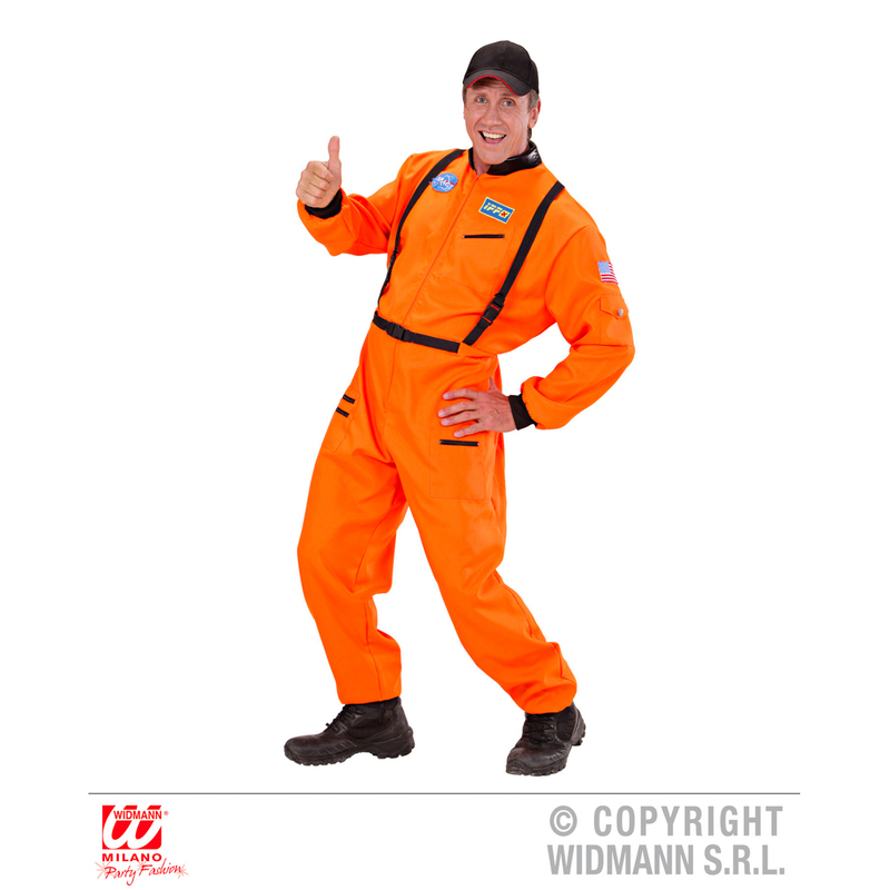 costume astronauta arancio 