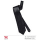 cravatta nera in raso