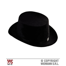 cappello cilindro nero velluto