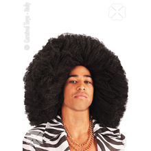 parrucca afro black 50 cm.