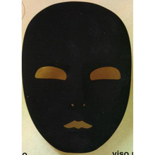 maschera viso nero medium