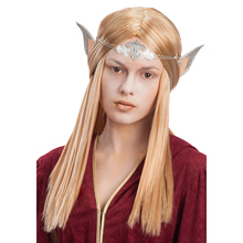 parrucca liscia bionda elfo donna senza frangia