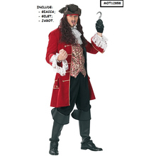 costume pirata rosso