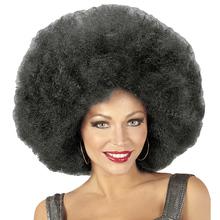 parrucca afro nera