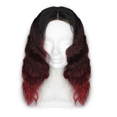 Parrucca abbie lenght 15 col. tt1b/530/red spotlight 101 synth lace front