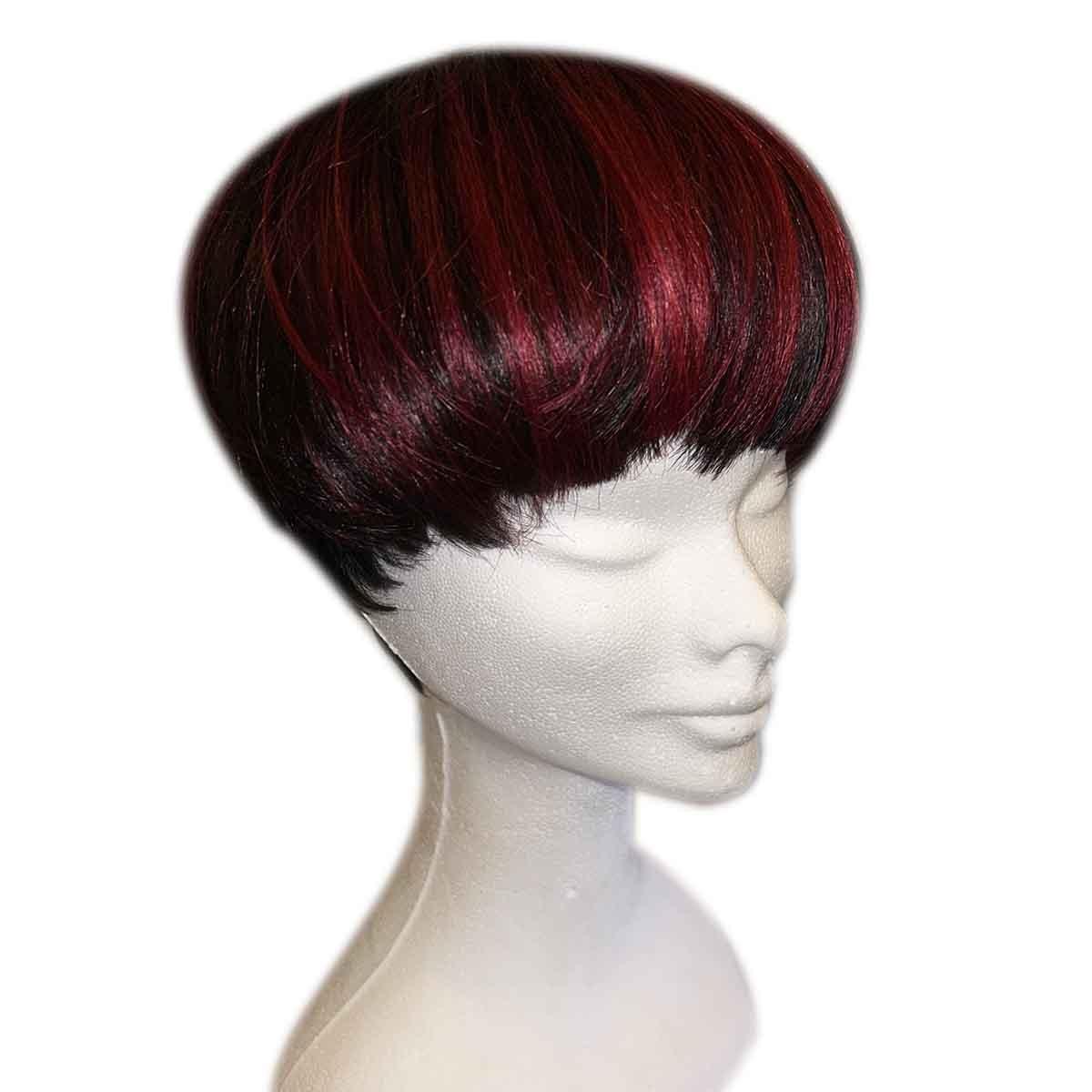 Parrucca coco wig col. dytt1b/dark red 101 sint piastrabile 200°