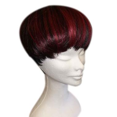 Parrucca coco wig col. dytt1b/dark red 101 sint piastrabile 200°