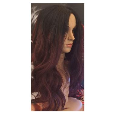 Parrucca rachel wig col.tt1b/dark red 100%sup.synth hair