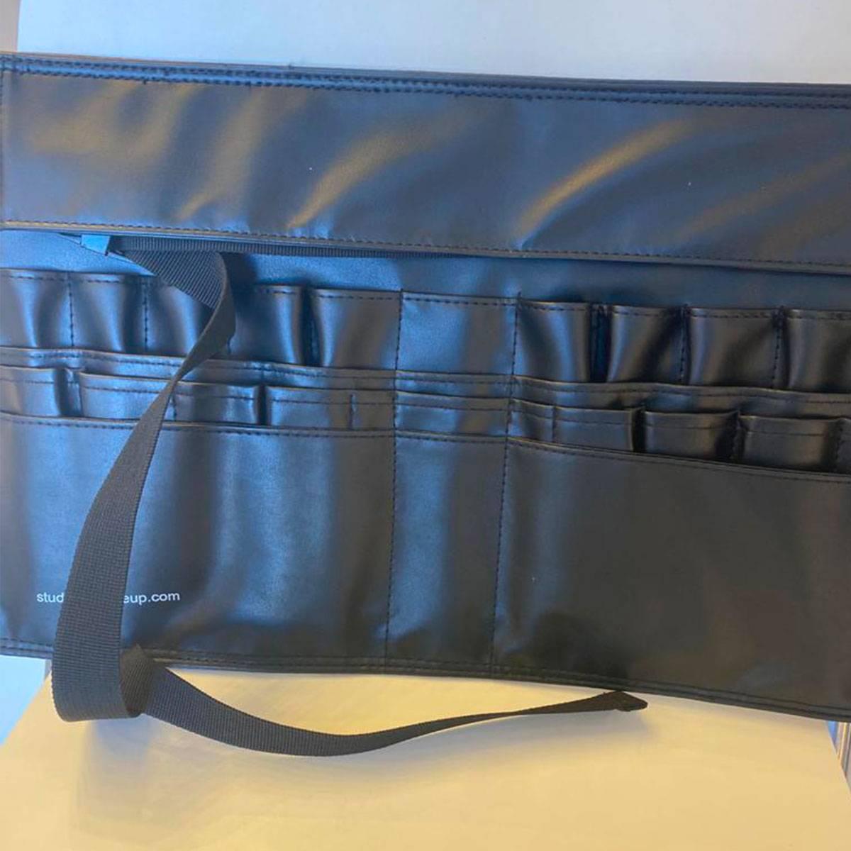 Porta pennelli pelle con cintura