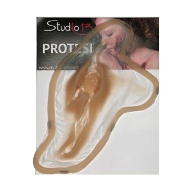 Protesi squarcio guancia sinistra silicone