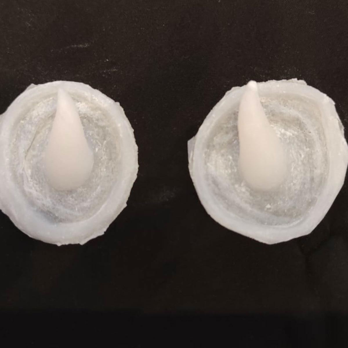 Protesi corna diavolo piccole silicone