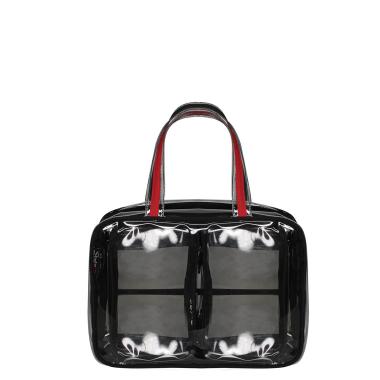 BORSA  SET MAKE-UP TRASPARENTE 30*22*12cm