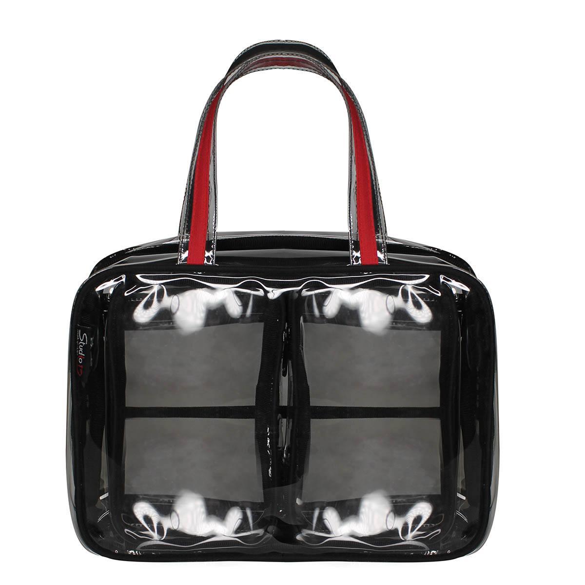 BORSA TRUCCO TRASPARENTE   33 X 25 X 10 cm