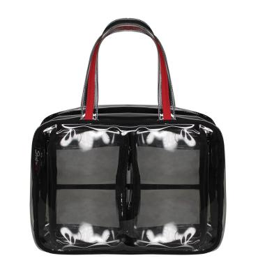 BORSA TRUCCO TRASPARENTE   33 X 25 X 10 cm