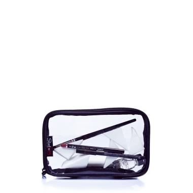 Pochette rettangolare trasparente  20*13*4