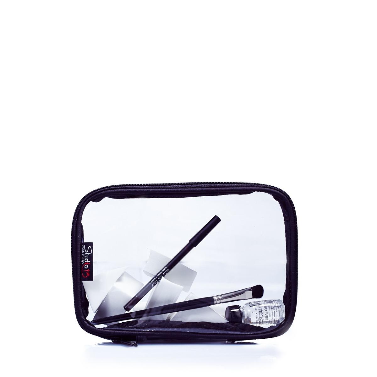 Pochette rettangolare trasparente  22*15*4