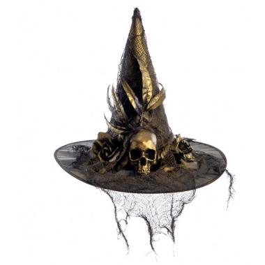 Cappello strega deco dorate