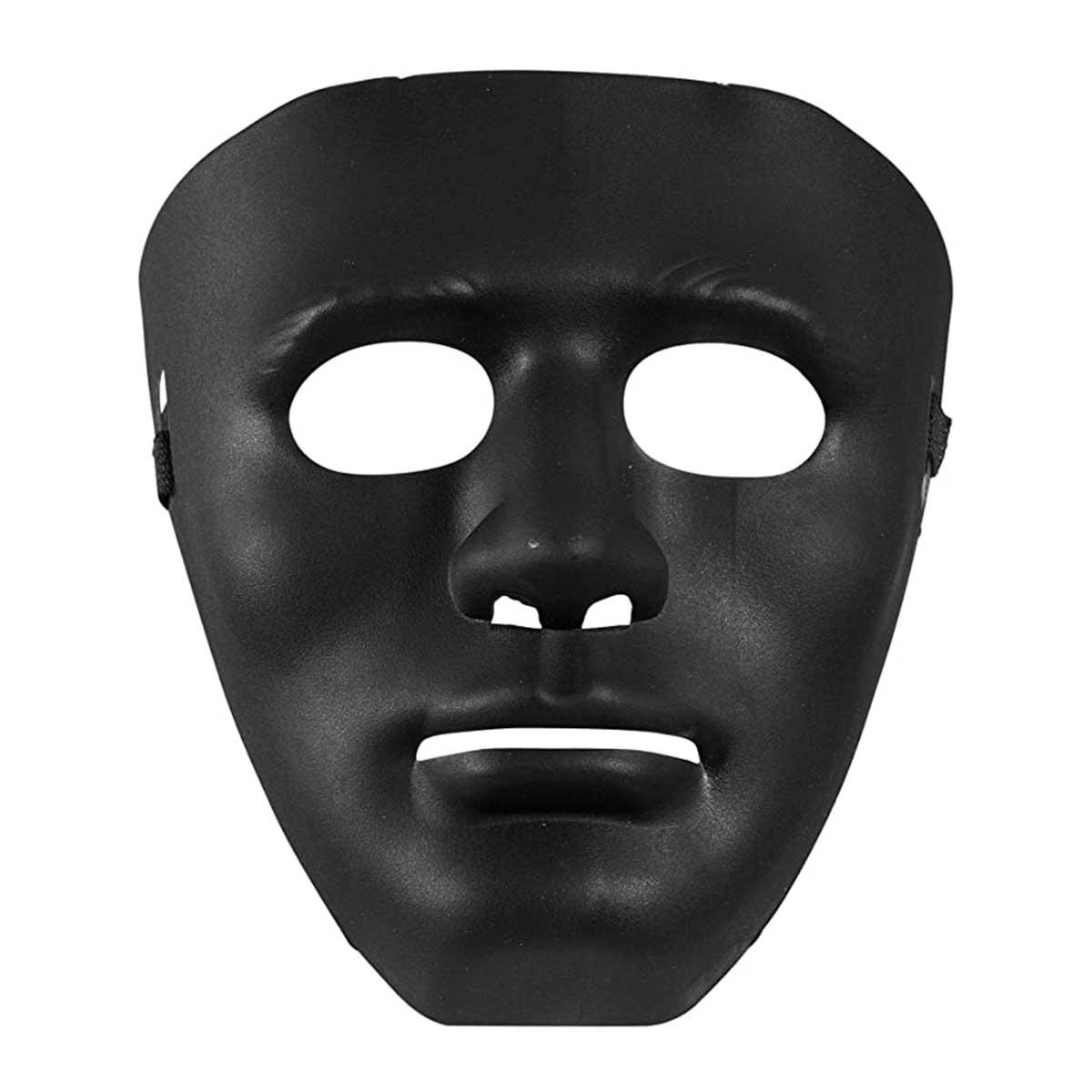 Maschera nera plastica uomo