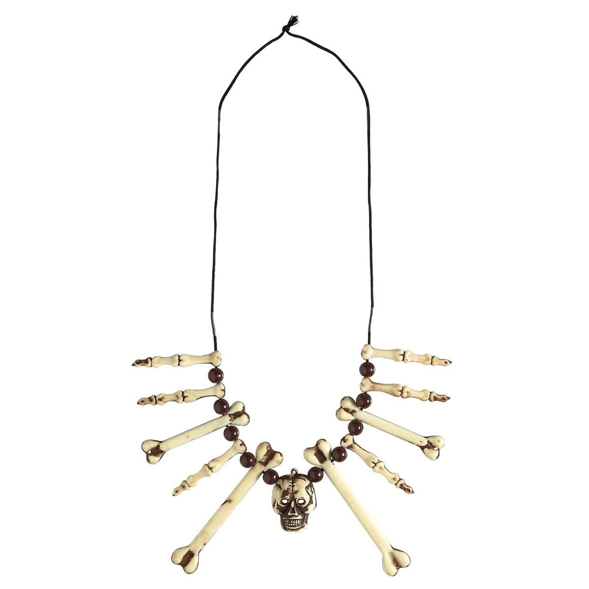 Collana teschio e ossa