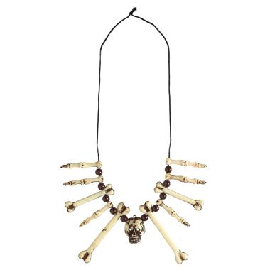 Collana teschio e ossa