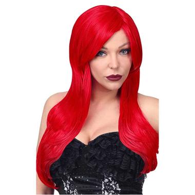 Parrucca rossa liscia alicia