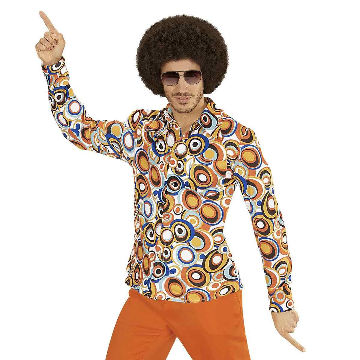 Camicia hippie psichedelica l-xl