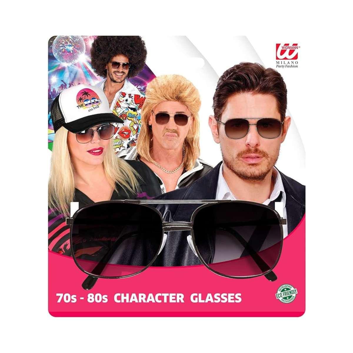 Occhiale lente rettangolare scura