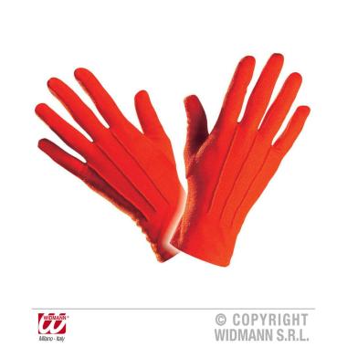 Guanti corti rosso